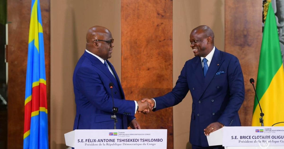 RDC-Gabon : Félix Tshisekedi et Oligui Nguema veulent renforcer la coopération entre Kinshasa et Libreville